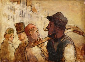 Arbeiter auf der Straße