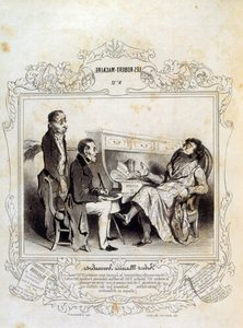 Illustrationen über Ideen und Legenden von Philipon unter dem Titel Les Cent und Robert Macaire