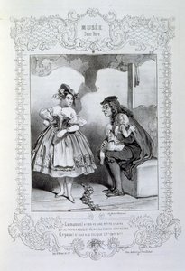 Illustrationen über Ideen und Legenden von Philipon unter dem Titel Les Cent und Robert Macaire von Honoré Daumier