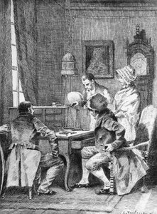 Illustration von Edouard Toudouze für Der Ehevertrag