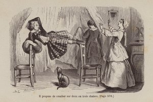 Illustration für Un Bon Petit Diable von Horace (after) Castelli