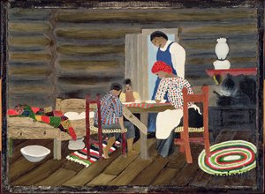 Dank sagen, ca. 1942 von Horace Pippin