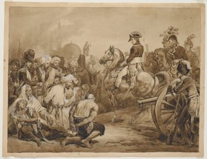 Bonaparte gewährt den Rebellen von Kairo Gnade von Horace Vernet