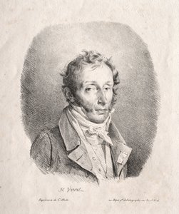 Carle Vernet, 1817 von Emile Jean Horace Vernet