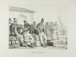 Sträflinge von Emile Jean Horace Vernet