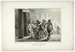 Und bald in die Flanke dieses wütenden Monsters... von Horace Vernet