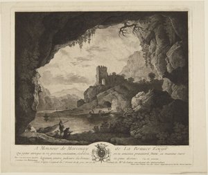 Fischen bei Mondschein von Horace Vernet