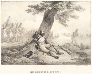 Schurke des Schicksals!... von Emile Jean Horace Vernet