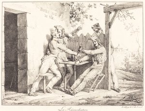 Die Versöhnung von Emile Jean Horace Vernet