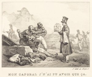 Mein Korporal, ich konnte nur das bekommen von Horace Vernet