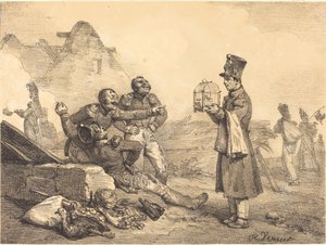 Mein Korporal, ich konnte nur das bekommen von Emile Jean Horace Vernet