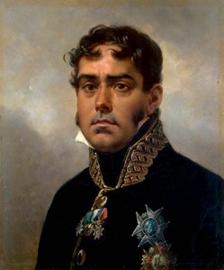 Porträt von General Pablo Morillo y Morillo, 1820-1822 von Emile Jean Horace Vernet