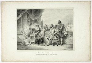 Königin, das Übermaß der Übel, denen Frankreich ausgeliefert ist... von Horace Vernet