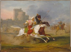 Türke und Kosake von Emile Jean Horace Vernet