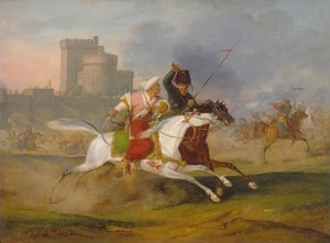 Türke und Kosak, 1809 von Emile Jean Horace Vernet