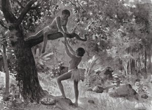 Der frühe Morgen des Lebens, Das tägliche Brot (Lithografie) von Horace van Ruith