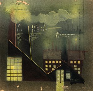 Industrie bei Nacht von Horatio C. Forjohn