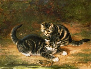 Kätzchen von Horatio Henry Couldery