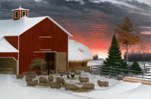 Bauernhof im Winter