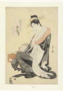 Kurtisane Morokoshi aus dem Echizenya-Haus