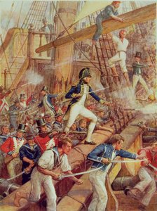 Horatio Nelson (1758-1805) besteigt die 