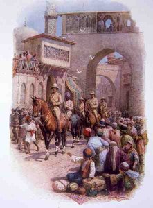 Lord Allenby betritt Jerusalem durch das Jaffa-Tor von Howard Davie