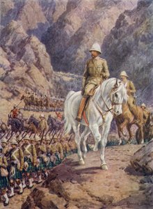 Lord Roberts, auf dem Marsch nach Kandahar von Howard Davie