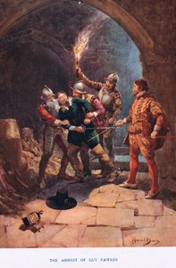 Die Verhaftung von Guy Fawkes, Illustration aus 