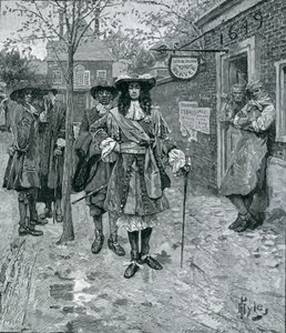 Gouverneur Andros und das Volk von Boston, graviert von A. Whitney, aus Harper