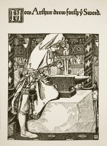 Wie Arthur das Schwert zog, Illustration aus 