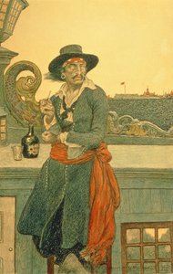 Kidd auf dem Deck der 