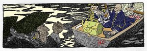 Der Pirat Jack Ballister. „Die Geschichte von Jack Ballisters Schicksalen“ in „Buch der Piraten, Freibeuter und Marooner des spanischen Hauptes“, illustriert von Howard Pyle von Howard Pyle
