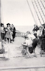 Phips birgt die versunkenen Schätze, 1690er Jahre, veröffentlicht in Harpers Magazine, 1901