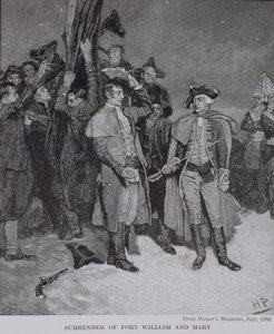 Übergabe von Fort William und Mary, aus Harper