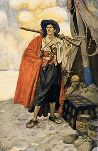 Der Freibeuter war ein malerischer Kerl, frühes 20. Jahrhundert