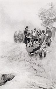 Das Begräbnis von Braddock, Illustration aus 