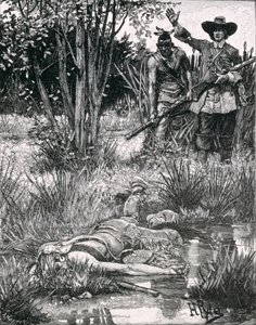 Der Tod von König Philipp, graviert von A. Hayman, aus Harper