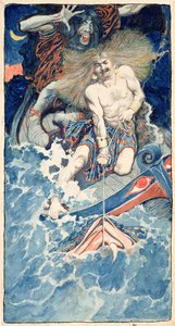Das Angeln von Thor und Hymir, aus 