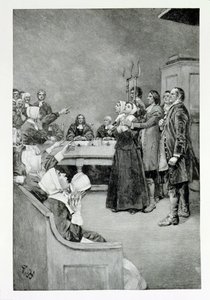 Der Prozess einer Hexe, Illustration aus 