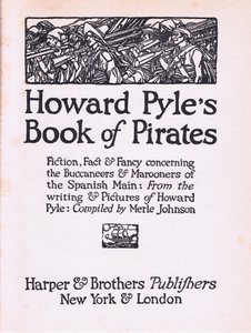Titelseite, aus Howard Pyles Buch der Piraten, veröffentlicht von Harper & Bros, 1921 von Howard Pyle