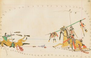 Heulender Wolf und ein anderer Krieger, 1874-75