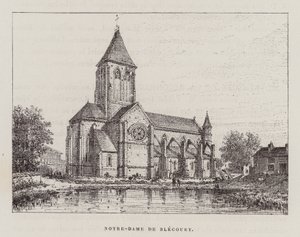 Notre-Dame De Blecourt (Gravur) von Hubert Clerget