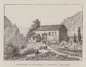 Notre-Dame De Villeneuve, A Lourieres, Pres Foix von Hubert Clerget