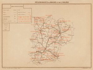 Pilgerfahrten des Maine und des Anjou von Hubert Clerget