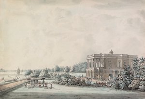 Gartenhaus von Lady Teignmouth am Ufer des Hooghly, Kalkutta, nach 1797