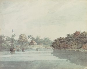 Das Budgerow des Generalgouverneurs am Ganges, Brahmaputra-Delta von Hubert Cornish