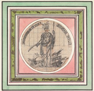 Entwurf für eine Medaille: Boths Hand Fil