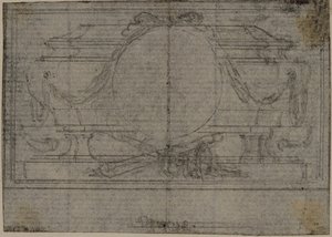 Studie für En Tête Vignette in Tacitus "Tibère, ou Les Six Premiers Livres des Annales", Buch IV