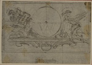 Studie für En Tête Vignette in Tacitus "Tibère, ou Les Six Premiers Livres des Annales", Buch VI