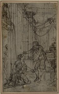 Studie für Lucains "La Pharsale", Gesang X